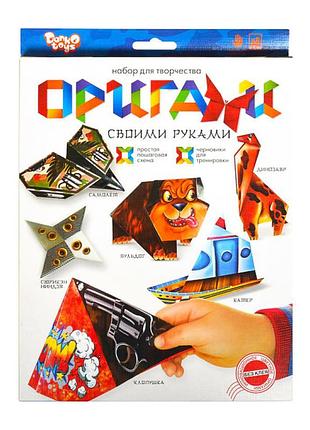 Набір для творчості "орігамі" ор-01-01…05, 6 фігурок хлопавка
