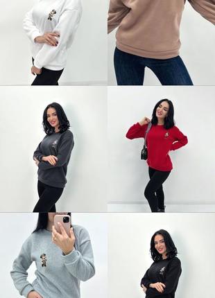 Свитшот женский теплый 😍новинка