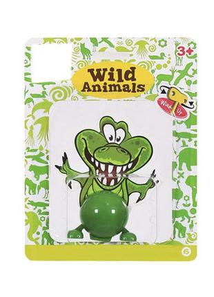 Іграшка заводна "тварини" 2029a 14 см  крокодил