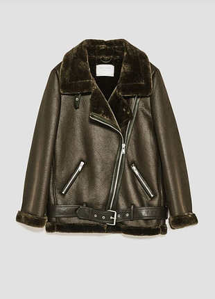 Куртка дубленка zara