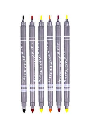 Детские фломастеры "двухсторонний" color-it 108-10f 10 цветов