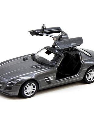 Машинка металлическая kt5349w mercedes-benz sls amg черный