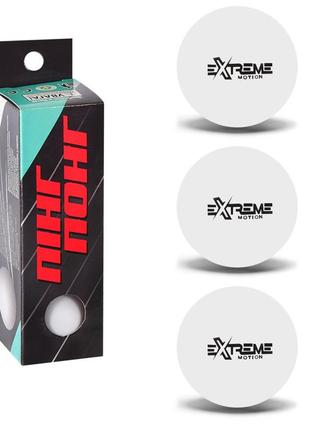 Мячи для настольного тенниса tt24181(white) 40 мм, 3 шт