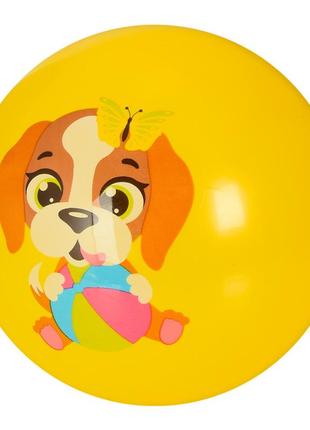 Мяч детский животные bambi ms 3509  9 дюймов собачка