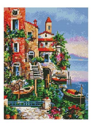 Алмазна мозаїка "на причалі" ej1379, 40х30 см