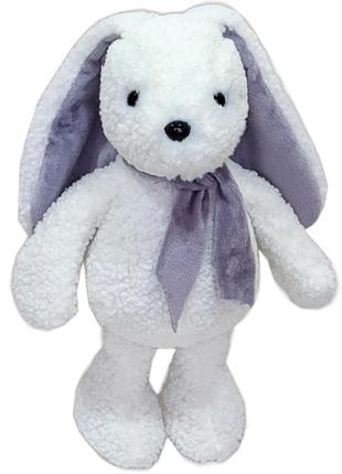 Игрушка мягконабивная зайка мс 080501-18 серый