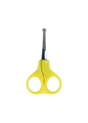 Ножницы маникюрные безопасные mgz-0715 (yellow) желтый