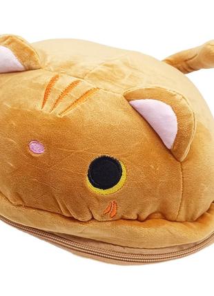 Рюкзак детский "big cat" fg231104050p, застежка-молния, 1 отделение, ушки коричневый