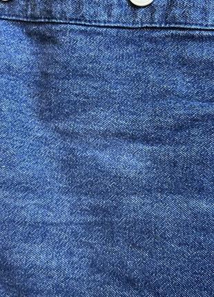 Джинсовая темно синяя макси юбка damart5 фото