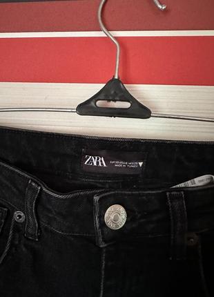 Чорні джинси zara mom 38 розмір6 фото