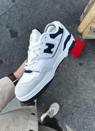 Кросівки new balance 550 (white & navy)