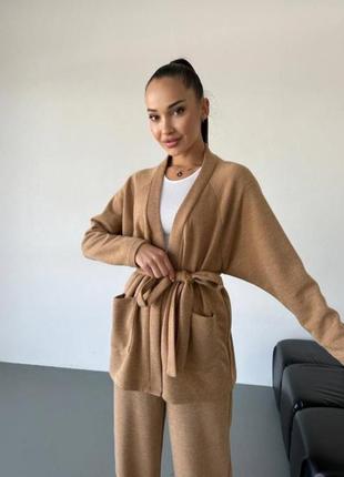 Женский теплый ангоровый костюм