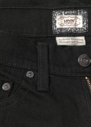 Джинси жіночі levi's чорні прямі, розмір м5 фото