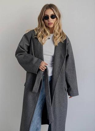 4 кольори! жіноче класичне кашемірове пальто з 40% вовни, вільного крою з вовною, шерстяне, базове, пряме, без принту, з поясом, спущене плече