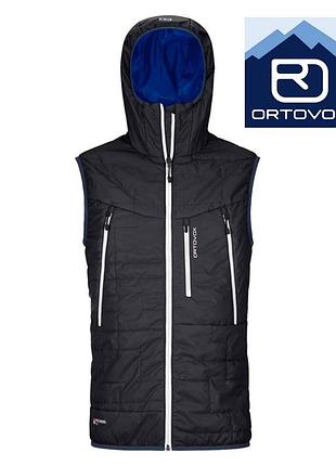 Ortovox (m) жилет с шерстью мериноса и капюшоном