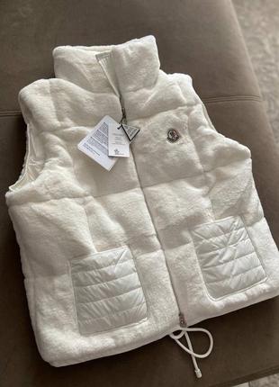 Преміальна пухова жилетка в стилі moncler