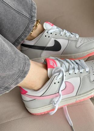 👟 кроссовки nike sb dunk pink puck / наложка bs👟9 фото