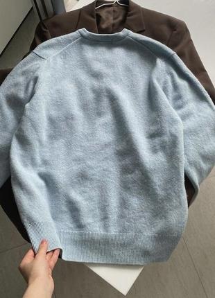 🫐неймовірно гарний і м’ягкий светрик від дорогого бренду lyle&scott 100% м’ягка ніжна вірджинська шерсть (pure new wool) колір вау🤤9 фото
