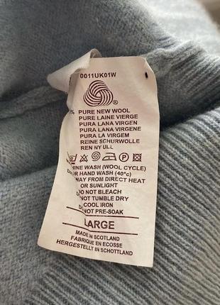 🫐неймовірно гарний і м’ягкий светрик від дорогого бренду lyle&scott 100% м’ягка ніжна вірджинська шерсть (pure new wool) колір вау🤤7 фото