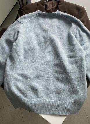 🫐неймовірно гарний і м’ягкий светрик від дорогого бренду lyle&scott 100% м’ягка ніжна вірджинська шерсть (pure new wool) колір вау🤤8 фото