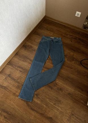 Стильные синие джинсы стиле levis размер 29/34 высокая посадка motor jeans