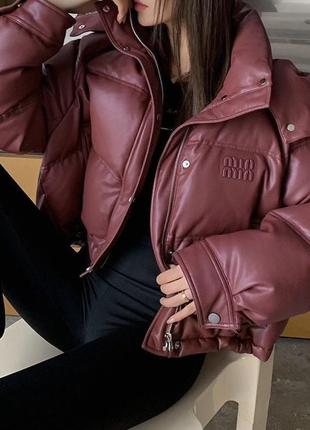 Куртка в стиле miu miu