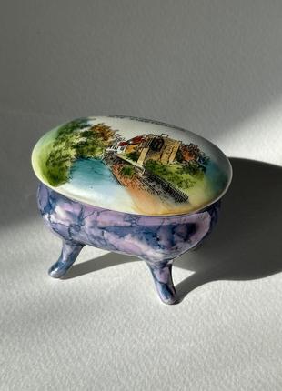 Вінтажна порцелянова шкатулка, grossbreitenbach porcelain 💙