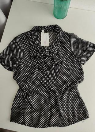 Блуза в горохи