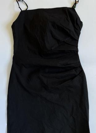 Черное платье на лето3 фото