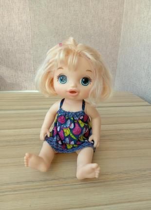 Кукла baby alive sweet spoonfuls baby girl blonde