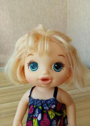 Кукла baby alive sweet spoonfuls baby girl blonde3 фото