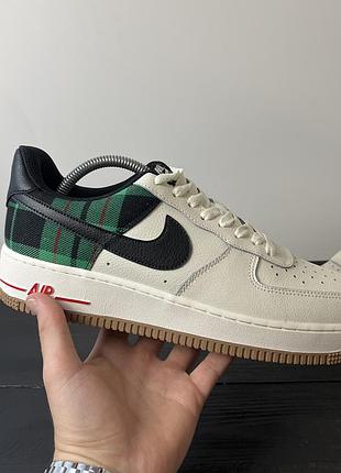 Мужские кроссовки nike air force 1 low plaid арт 1907