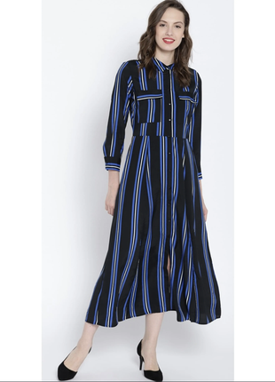 Сукня сорочка довжини міді 38р.р.