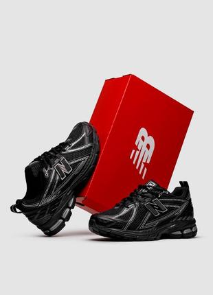 Кроссовки new balance 1906n black grey унисекс женские мужские размеры 36-45