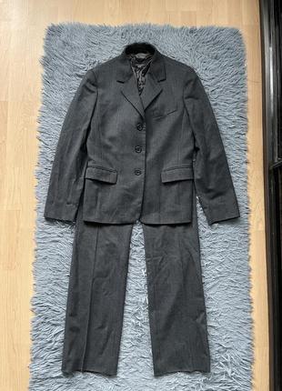 Max mara weekend стильний шерстяний костюм від преміум бренду