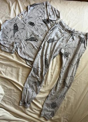 Домашний костюм пижама птицы