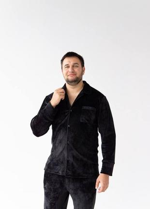 Мужская велюровая пижама
