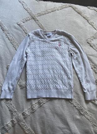 Джемпер / свитер для девочки 7-8 лет