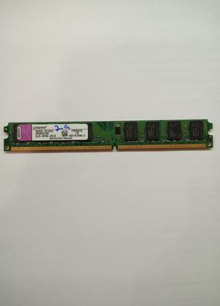 Оперативна пам'ять kingston ddr2-667 2 gb pc2-5300 2g 2048mb