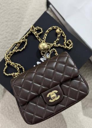 Сумка кожа коричневая люкс с коробкой