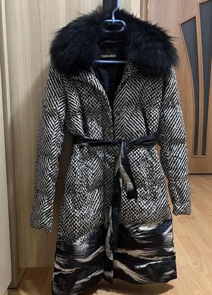 Пуховик брендовый roberto cavalli
