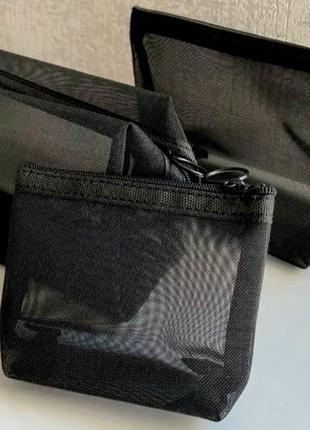 Косметички сітчасті три штуки велика середня і маленька