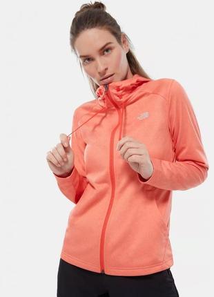 Худи фулл зип/ флисовая кофта the north face mezzaluna tech hoodie / nike/ odlo/ berghaus/ rab/ salomon/ decathlon/ jack wolfskin