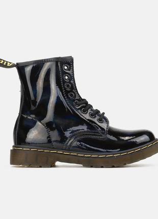 Лакированные ботинки dr. martens осень зима распродаж уценка2 фото