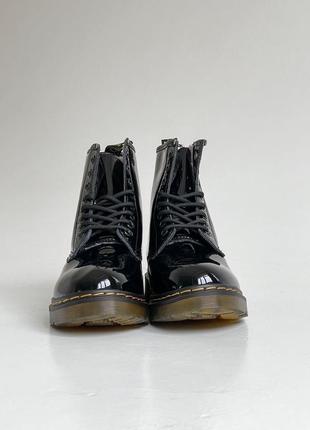 Лакированные ботинки dr. martens осень зима распродаж уценка5 фото