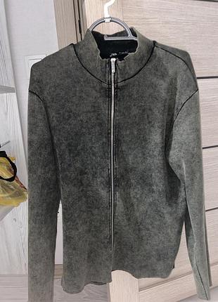 Зип кофта на замочке зара новаяy2k