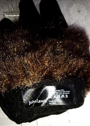 Перчатки из овечьей кожи, (унисекс), дорогой бренд.