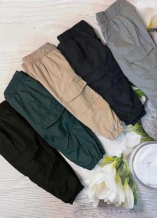 Утепленные флисовые брюки 80-98 см