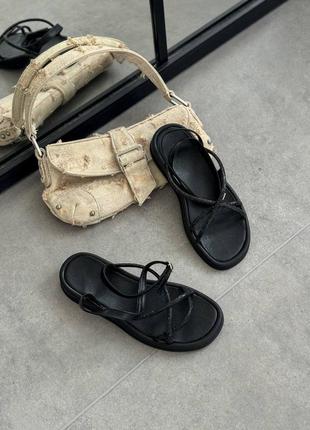 Босоніжки сандалі натуральний замш замшеві римлянки на високій підошві платформі танкетці10 фото