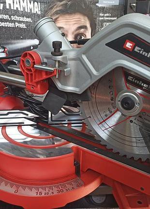 Пила торцовочная с протяжкой einhell tc-sm 216 (4300380)